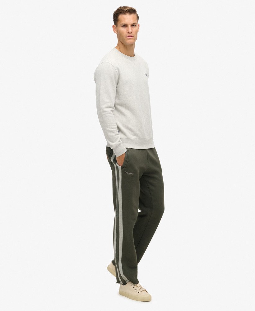 spodnie dresowe essential logo straight joggers w kolorze drk gry greenathletic gry mrl