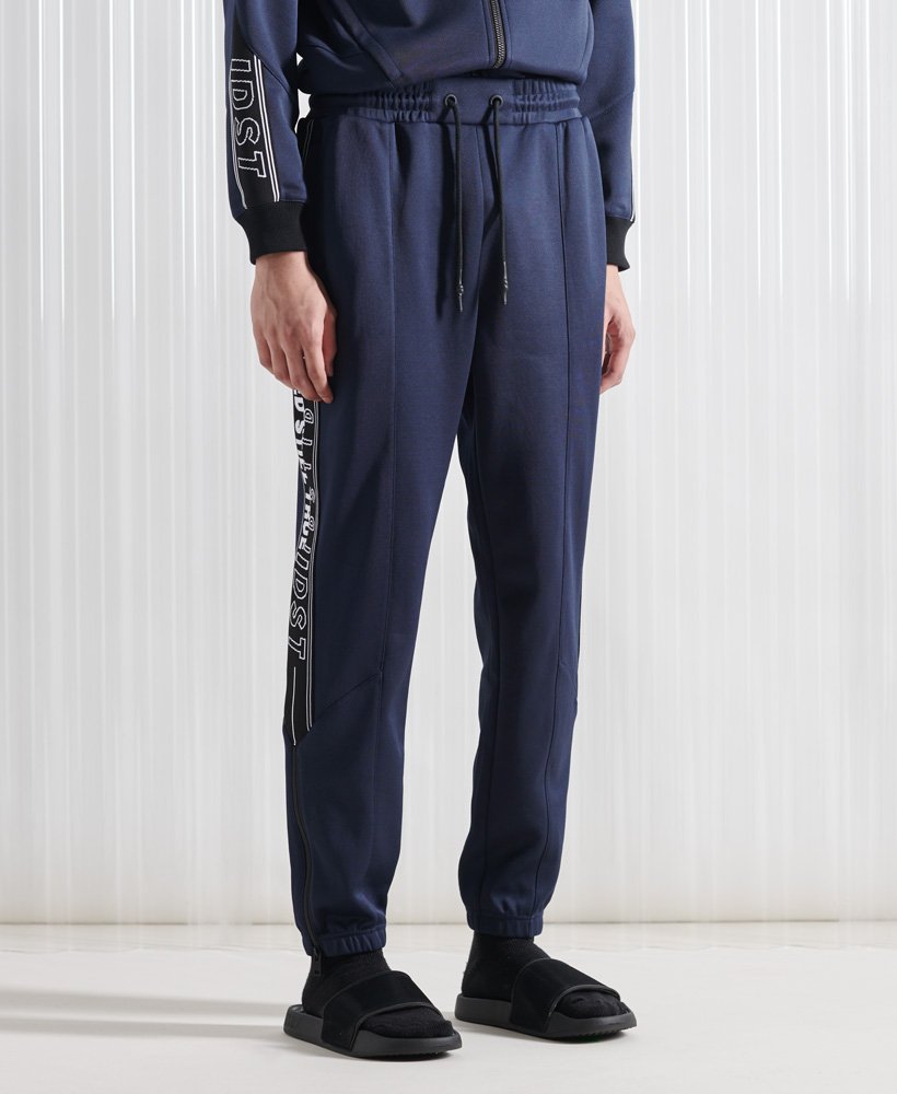 limitowana edycja spodni dresowych sdx unisex peep track jogger w kolorze granatowym