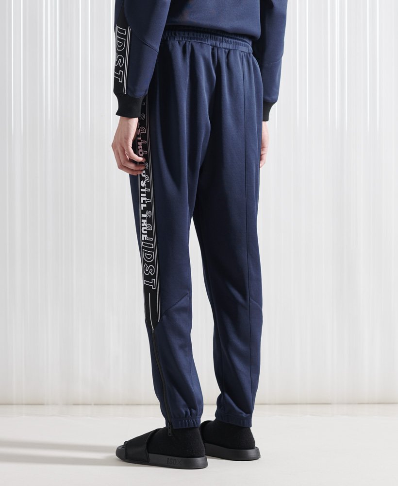 limitowana edycja spodni dresowych sdx unisex peep track jogger w kolorze granatowym