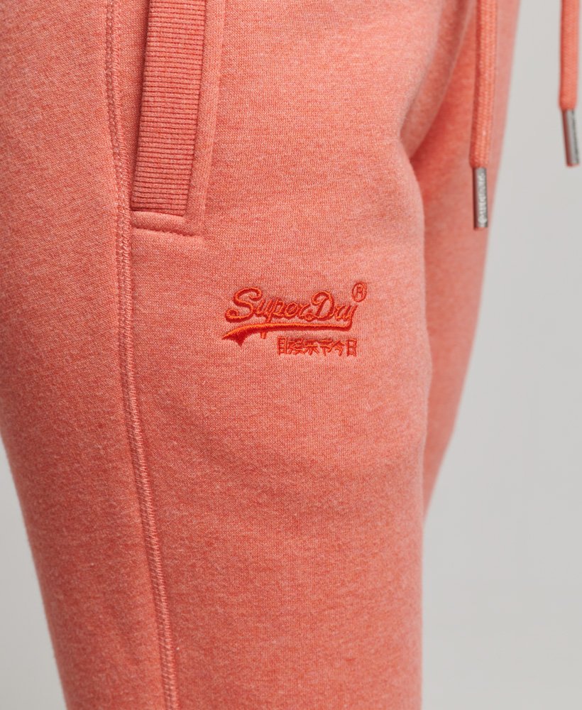 joggersy z bawełny organicznej essential logo w kolorze la coral marl