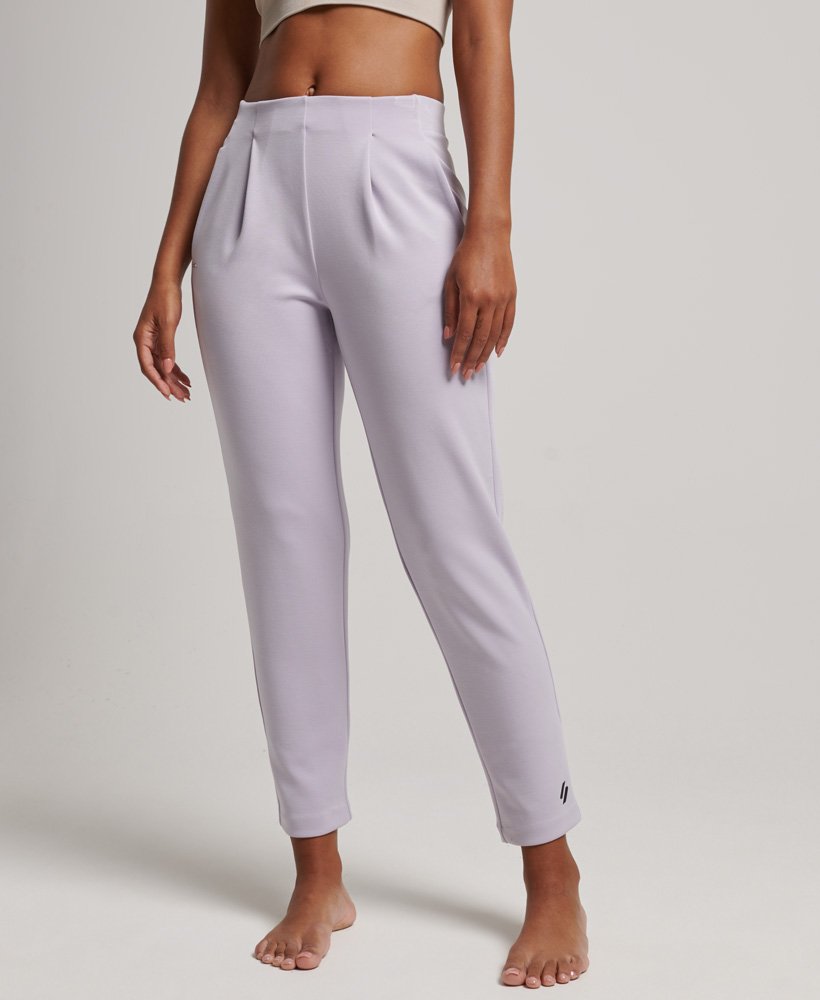 spodnie dresowe flex tailored w kolorze thistle lilac