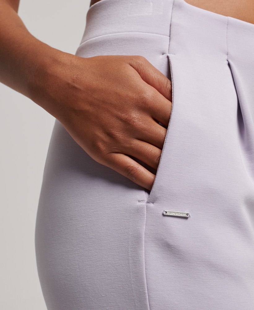 spodnie dresowe flex tailored w kolorze thistle lilac