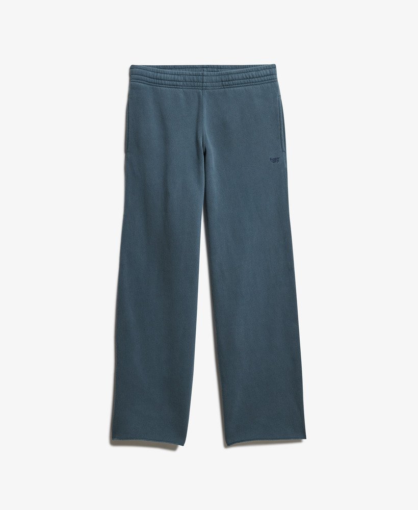 spodnie dresowe wash wide leg joggers w kolorze eclipse navy