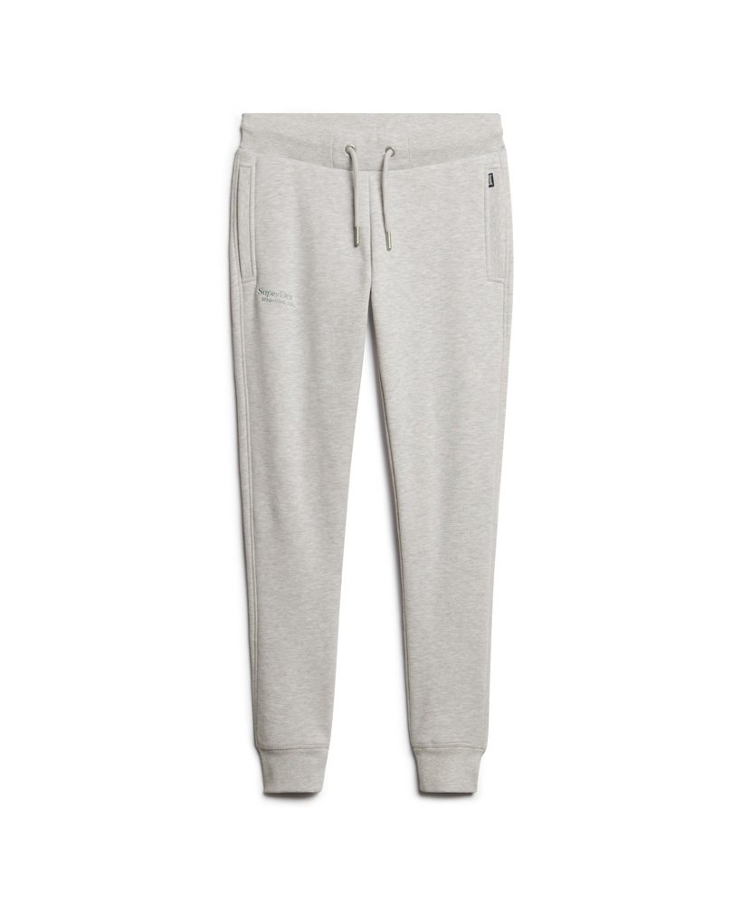 spodnie dresowe essential logo w kolorze glacier grey marl