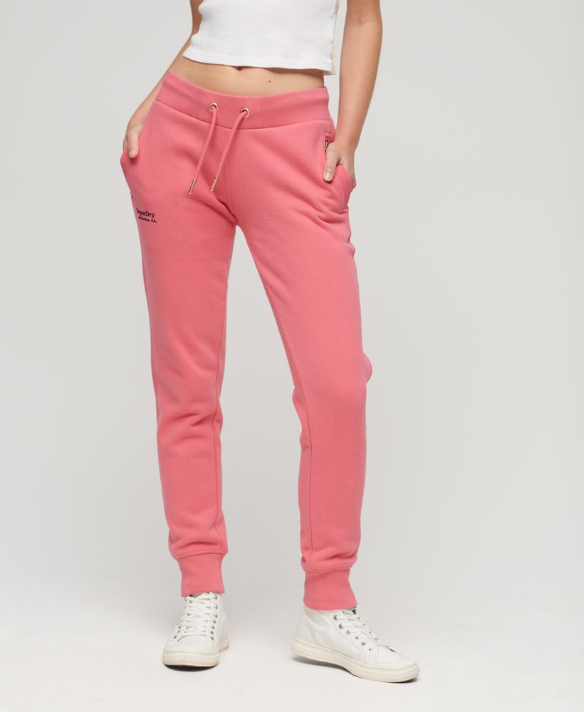 spodnie dresowe essential logo w kolorze camping pink