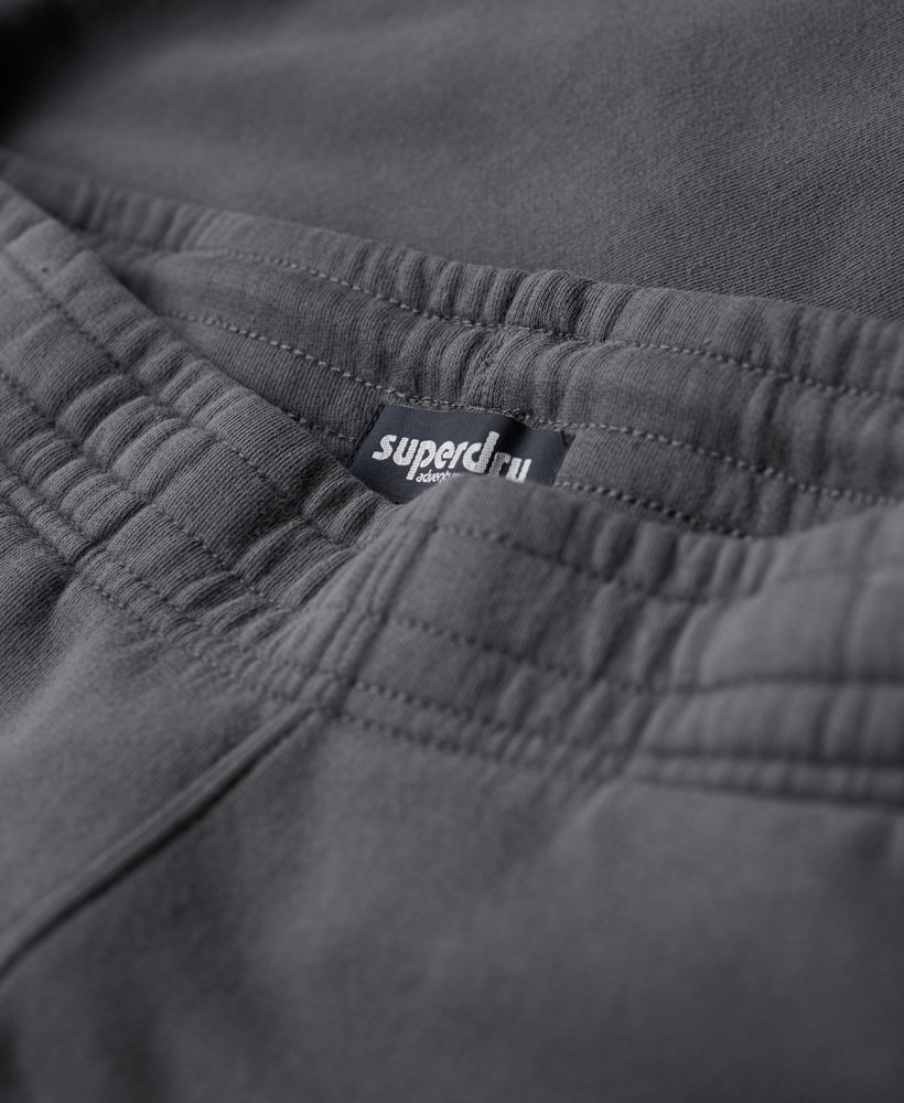 spodnie dresowe vintage wash straight w kolorze antracytowym