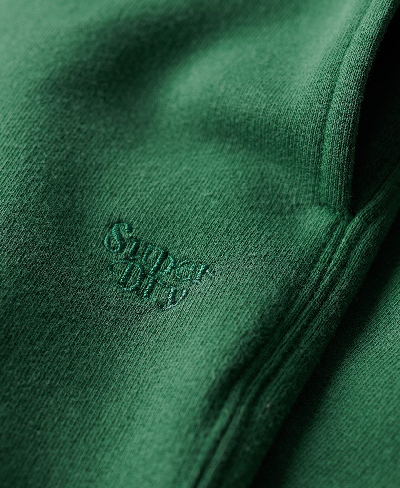 spodnie dresowe vintage wash straight w kolorze pine green