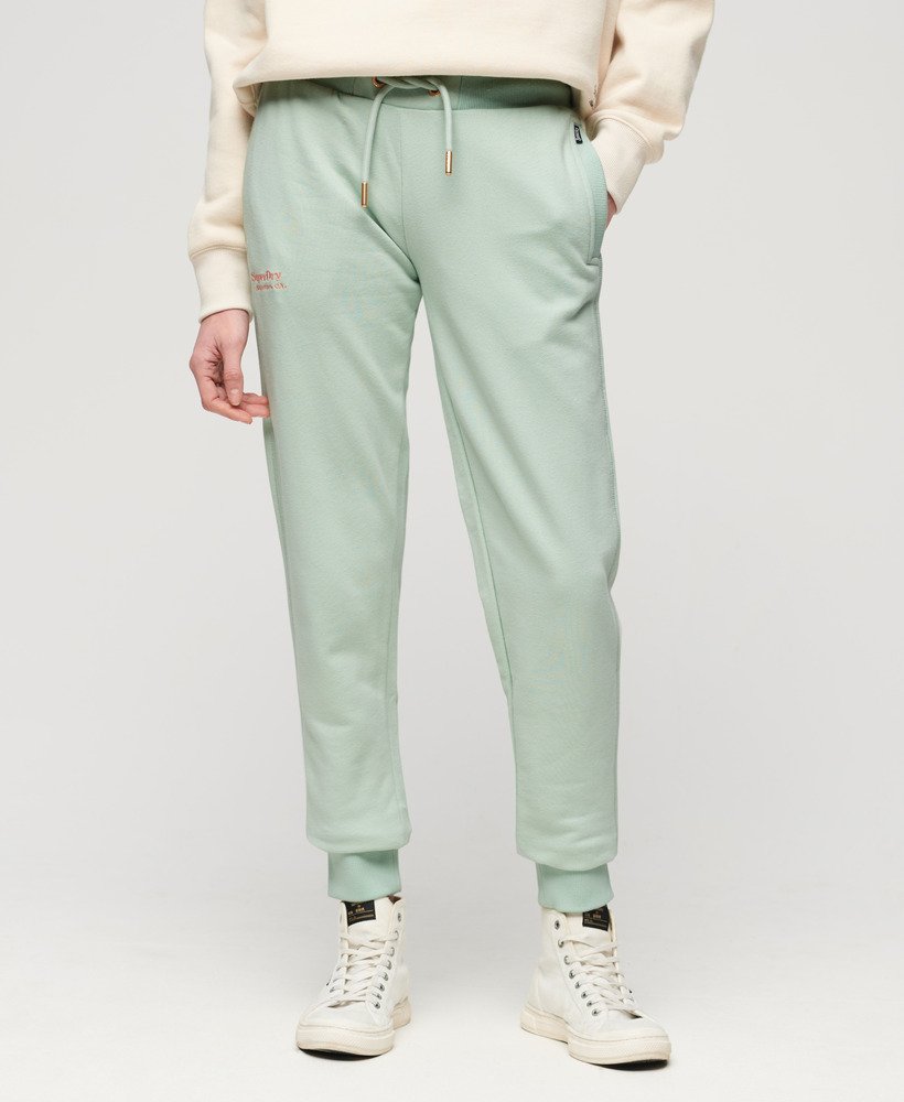 spodnie dresowe essential logo w kolorze surf spray green