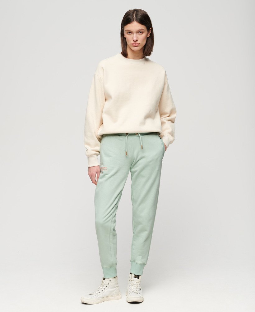 spodnie dresowe essential logo w kolorze surf spray green