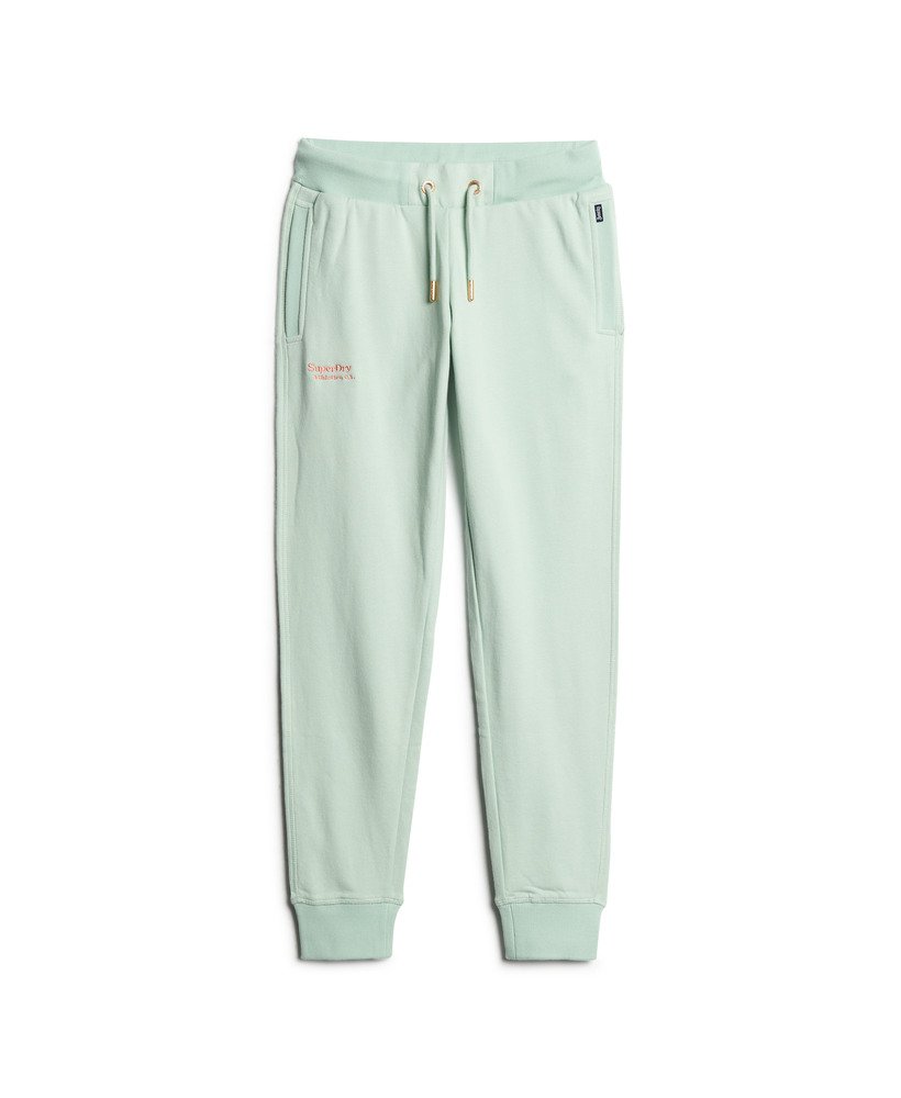 spodnie dresowe essential logo w kolorze surf spray green