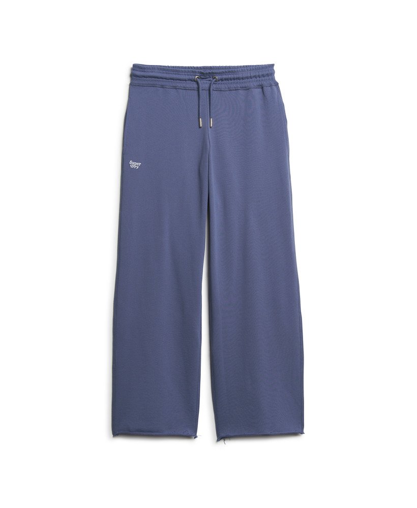spodnie dresowe essential logo straight joggers w kolorze marynarskim