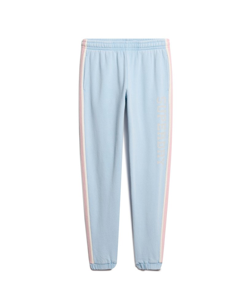 spodnie dresowe athletic essentials vintage side stripe w kolorze allure blue