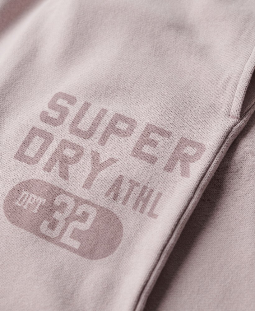 spodnie dresowe athletic essentials vintage washed graphic w kolorze cloud grey