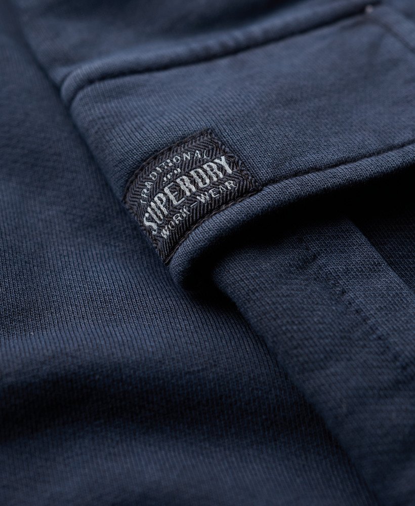 spodnie dresowe athletic essentials vintage wide cargo jogger w kolorze eclipse navy