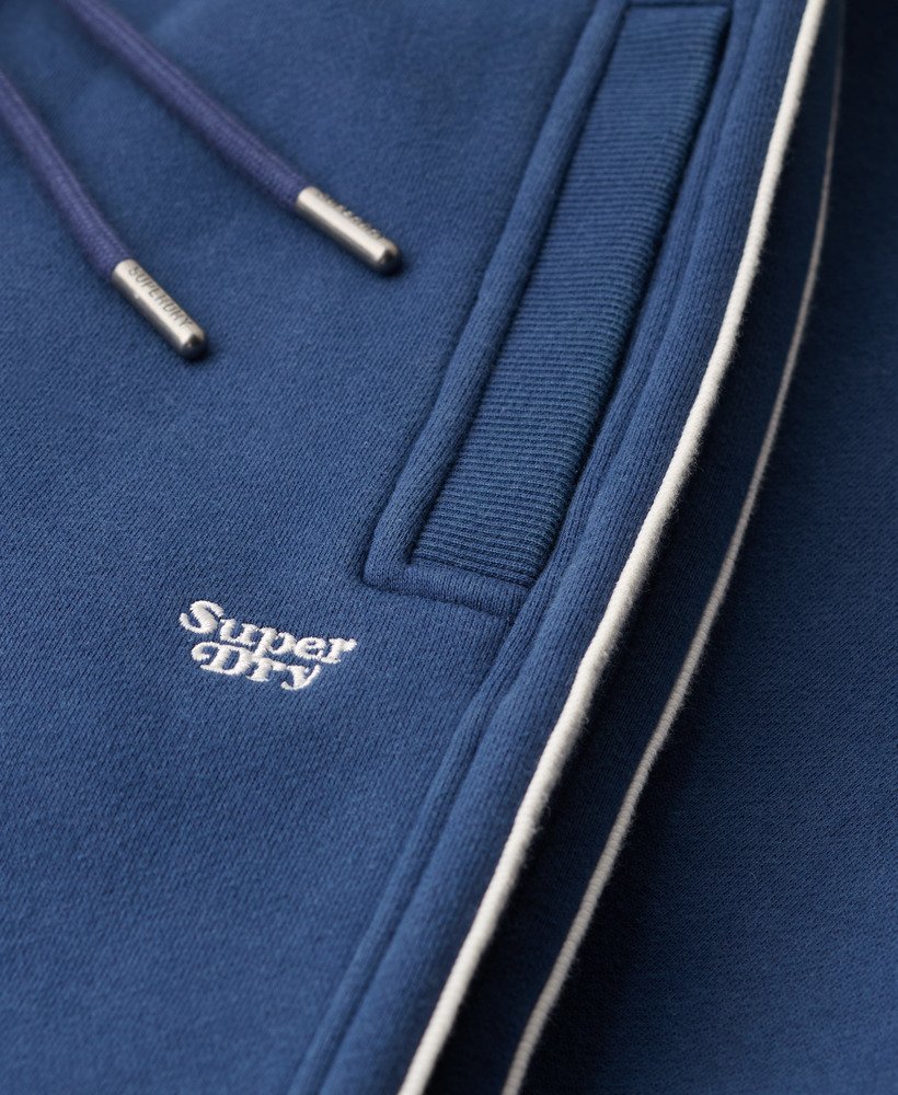 spodnie dresowe essential logo straight joggers w kolorze marynarskim