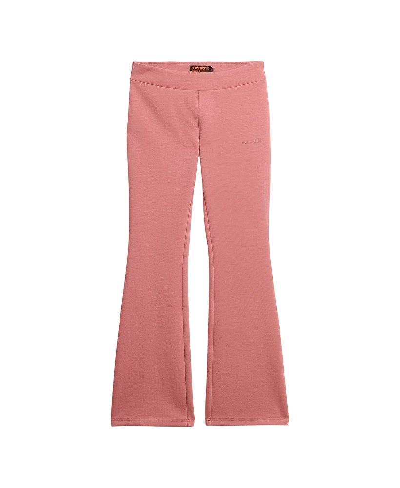 spodnie dresowe sport tech low rise flared w kolorze withered rose