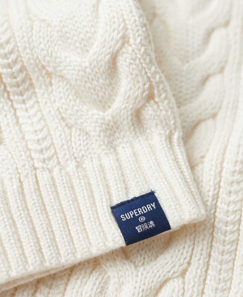 golf z obniżonymi ramionami w kolorze winter white