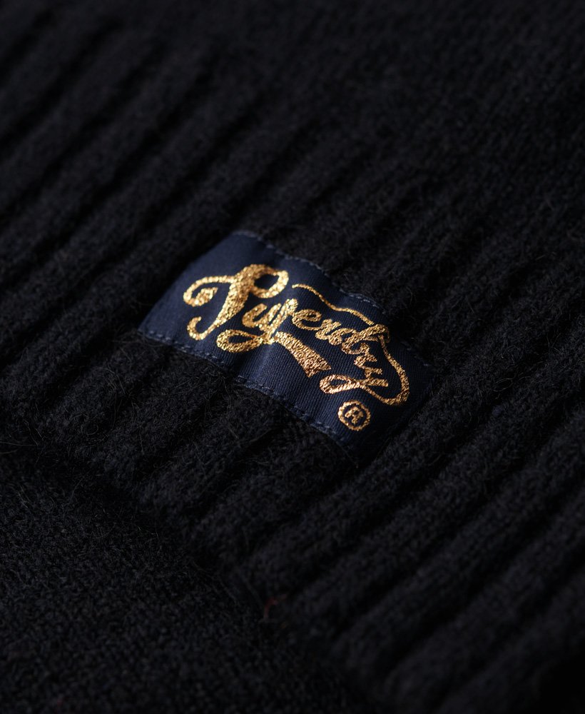 niezbędny sweter z okrągłym dekoltem w kolorze eclipse navy