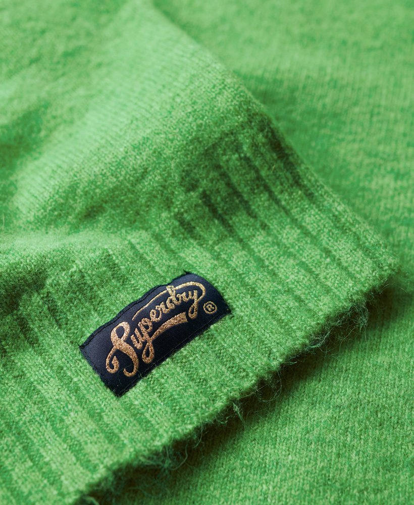 niezbędny sweter z golfem w kolorze drop kick green