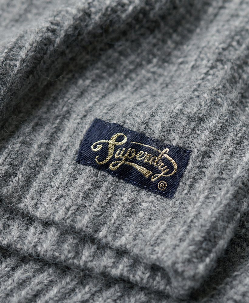 niezbędny sweter z zamkiem błyskawicznym w kolorze charcoal mar