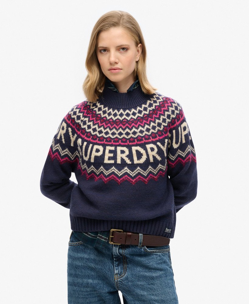 sweter fairisle branded w kolorze island navy multi