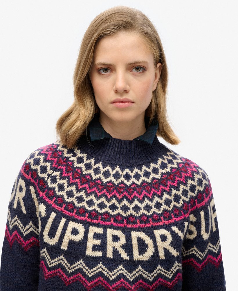 sweter fairisle branded w kolorze island navy multi