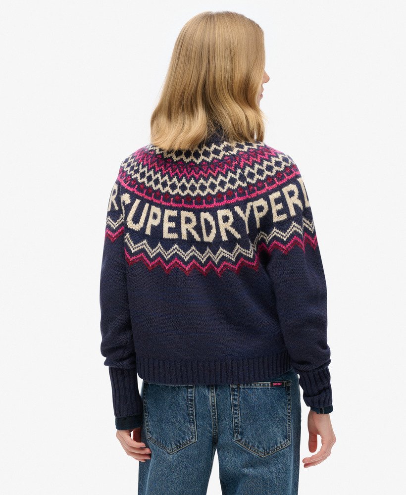 sweter fairisle branded w kolorze island navy multi