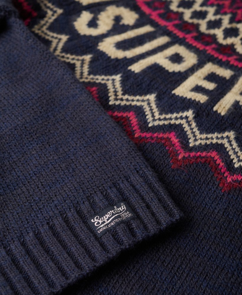 sweter fairisle branded w kolorze island navy multi