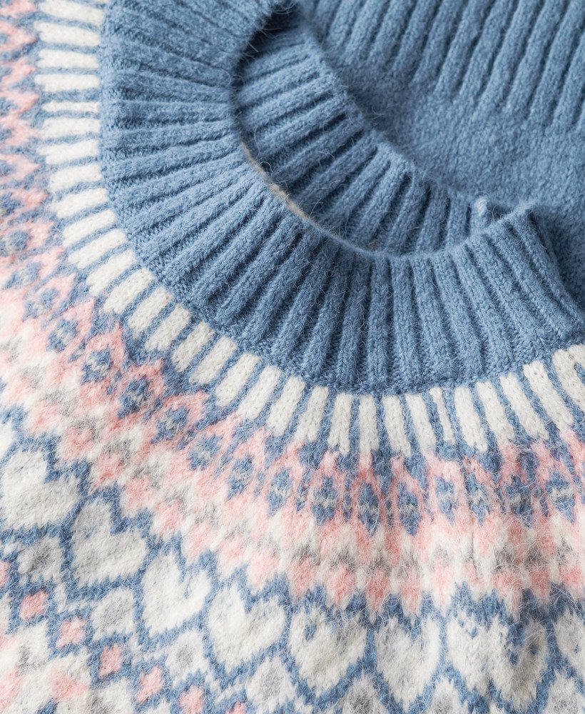 luźny sweter w kolorze ecru multi