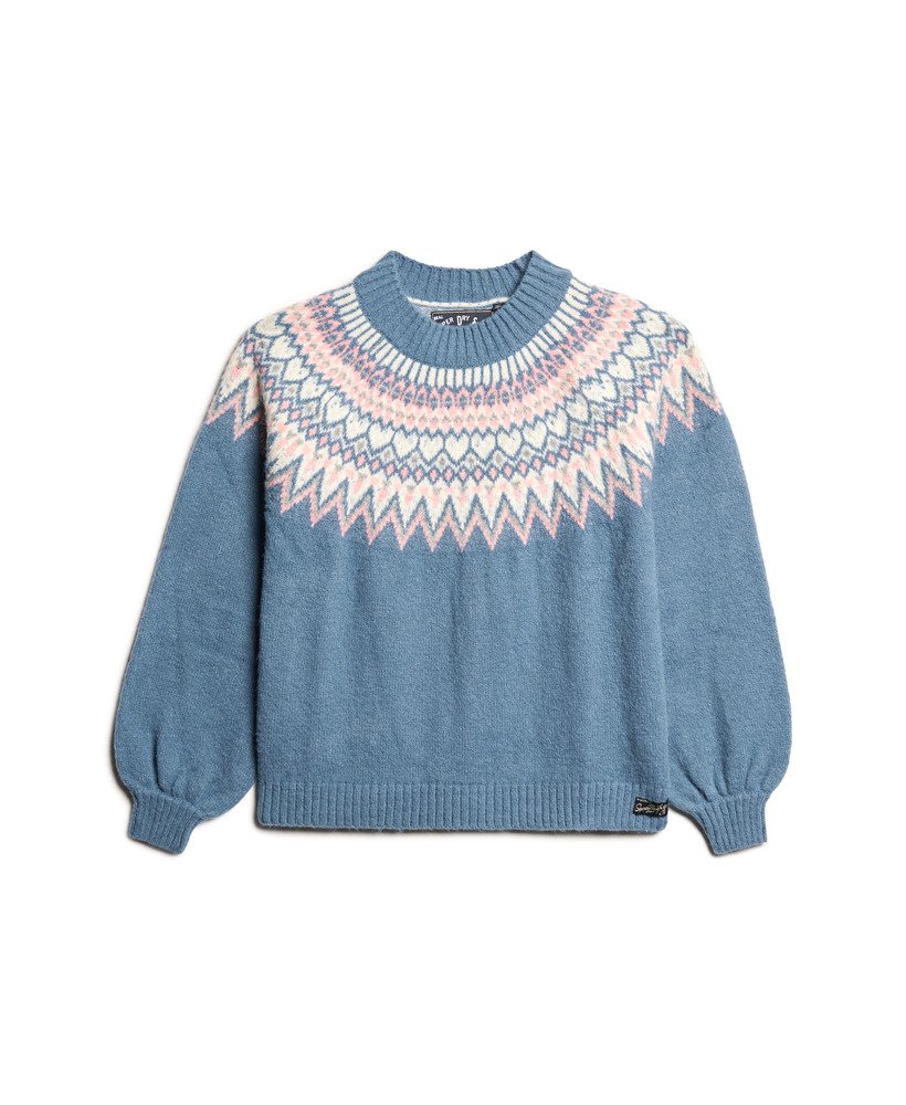 luźny sweter w kolorze ecru multi