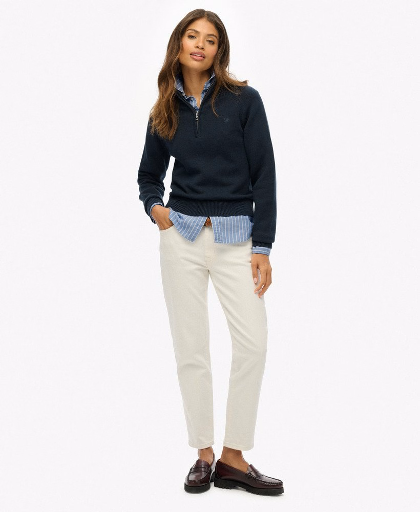 Essentials Slim Half Zip Knit