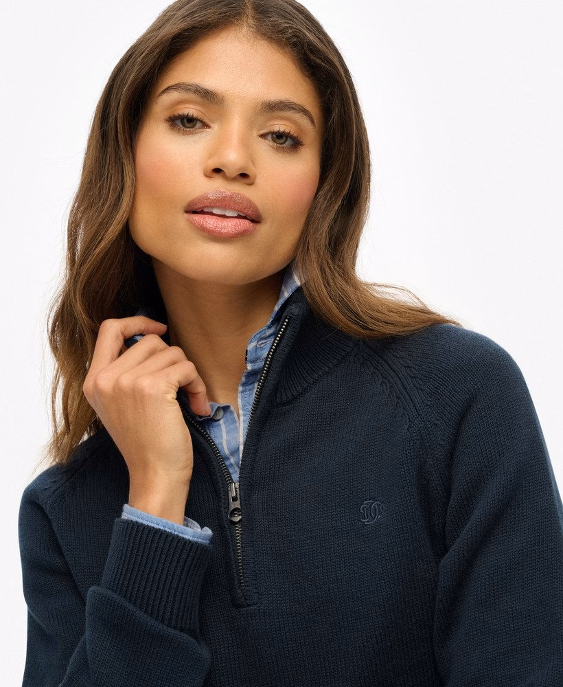 Essentials Slim Half Zip Knit