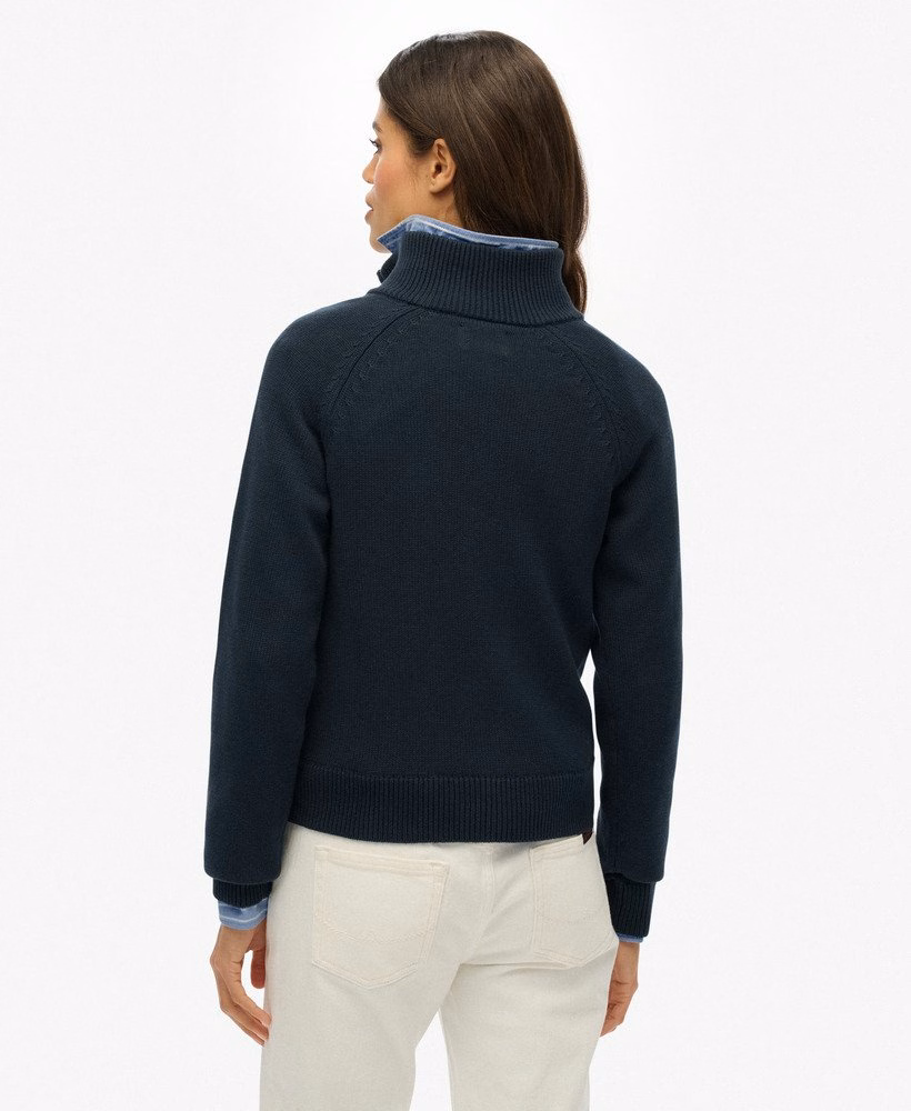 Essentials Slim Half Zip Knit
