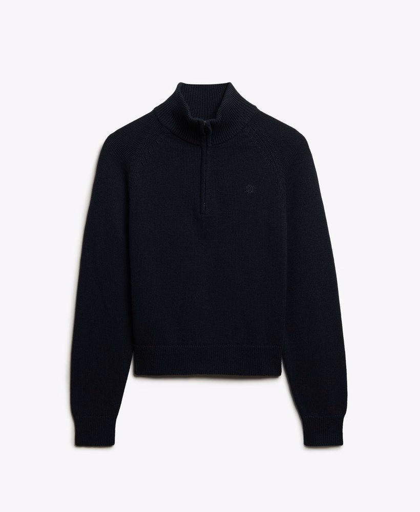 Essentials Slim Half Zip Knit