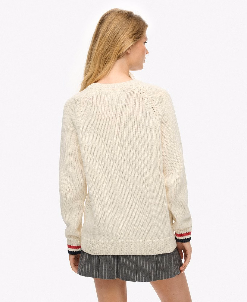 Americana Crew Knit Sweter
