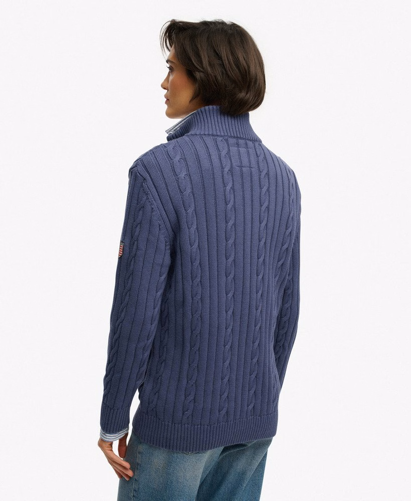 Dzianina Cable Half Zip
