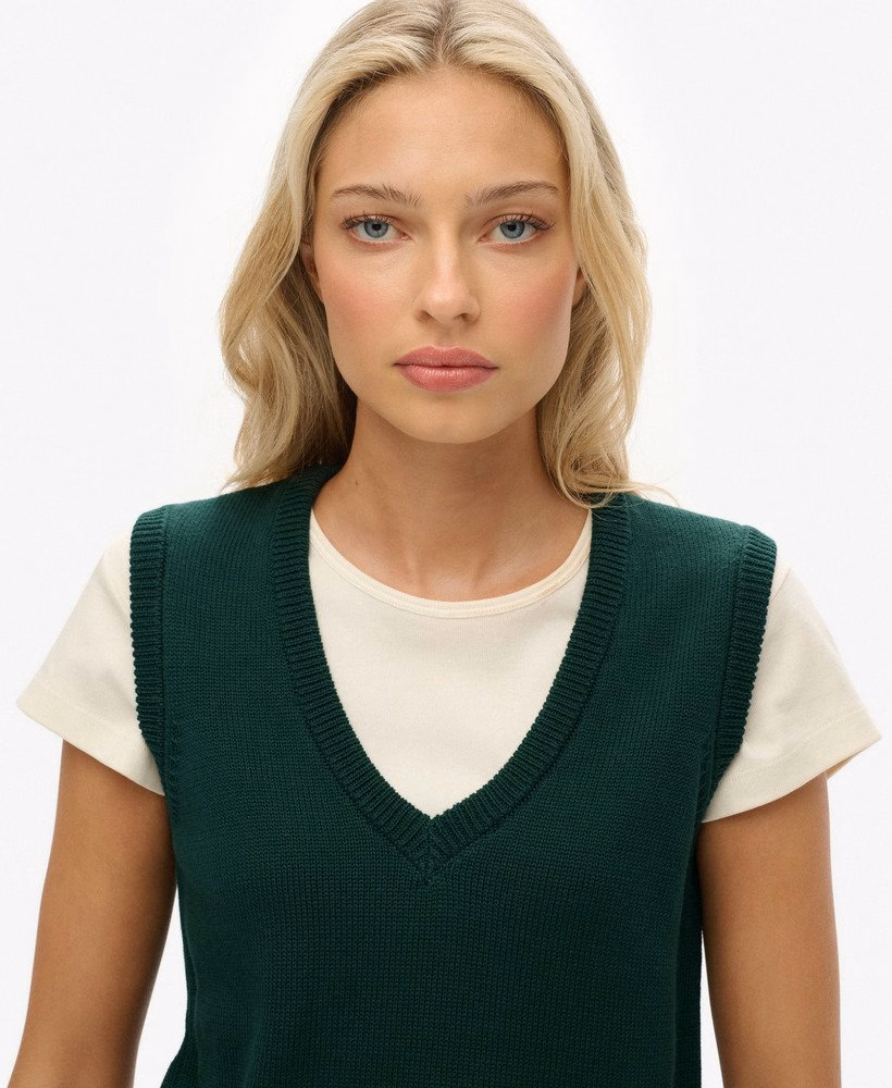 Athletic Essentials Dzianinowy Top Bez Rękawów