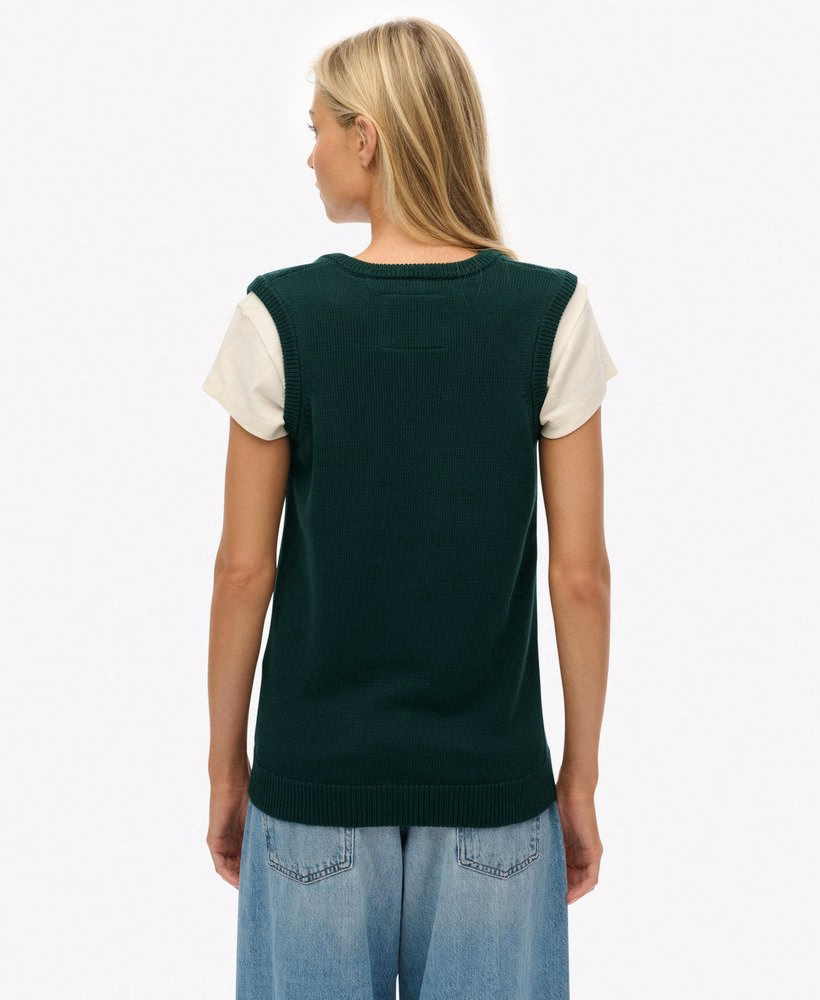 Athletic Essentials Dzianinowy Top Bez Rękawów