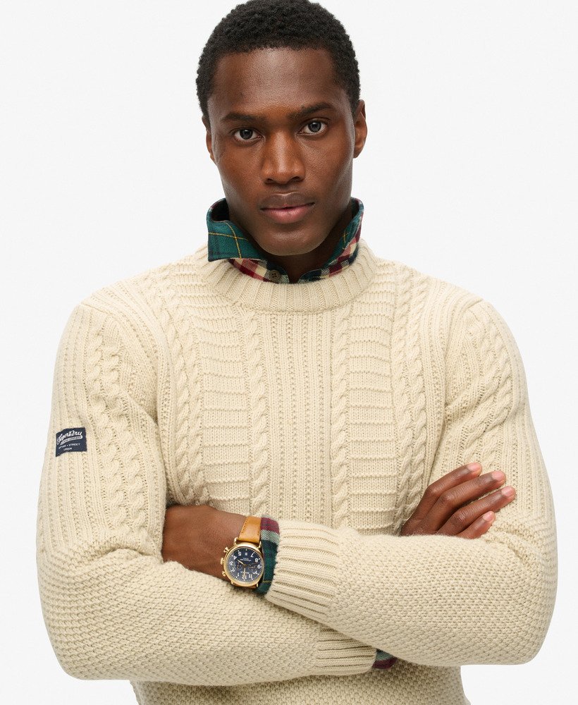 jacob crew jumper w kolorze ecru