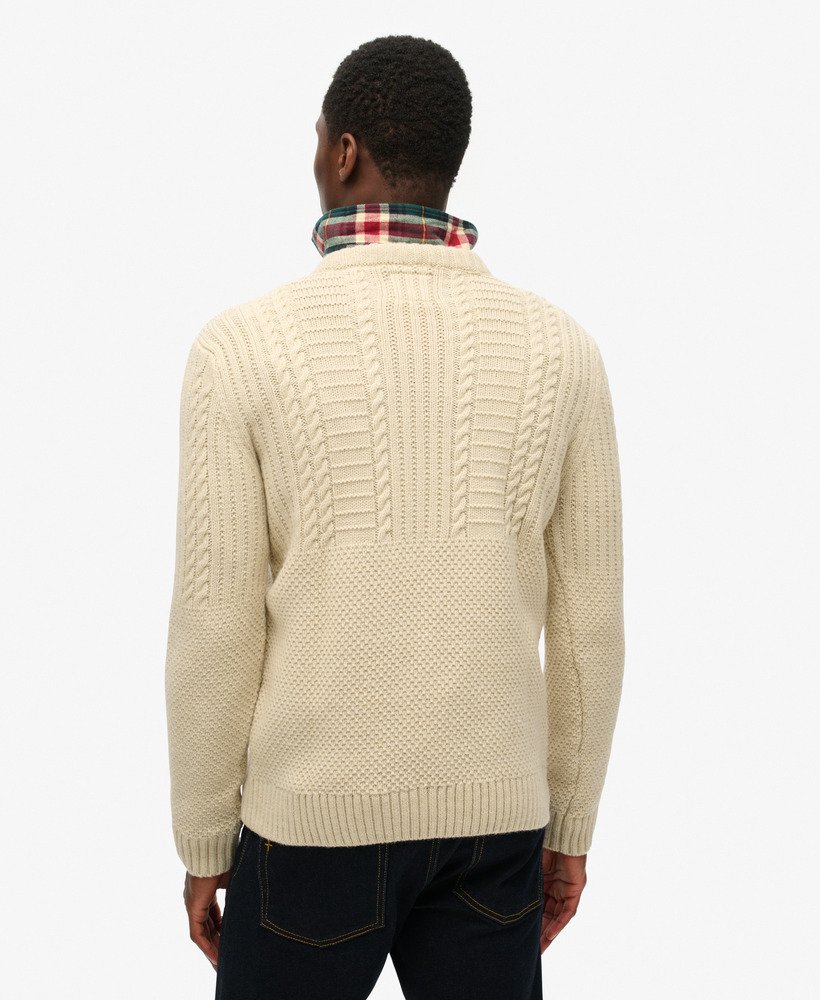 jacob crew jumper w kolorze ecru