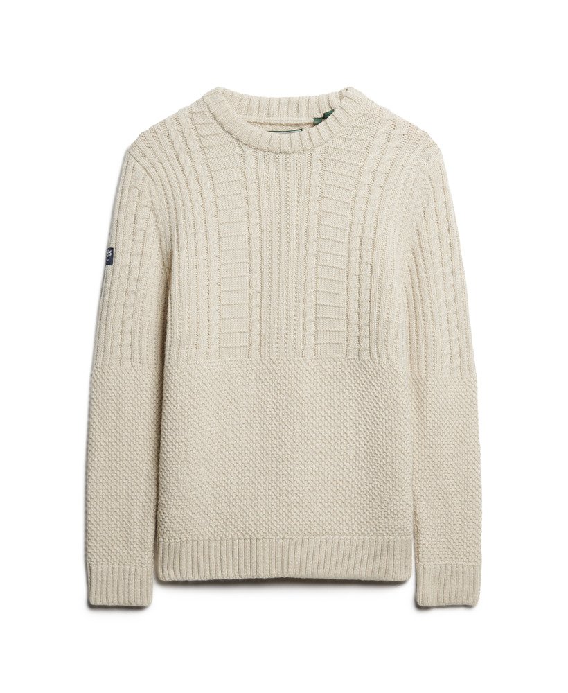 jacob crew jumper w kolorze ecru