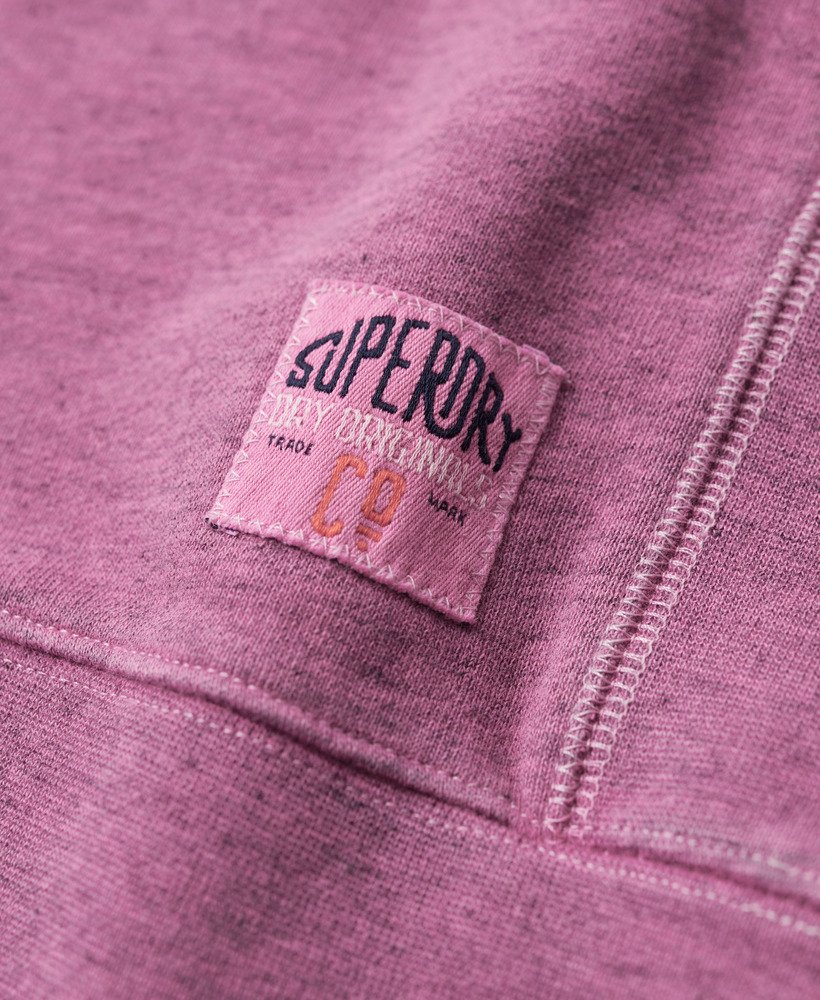 bluza over dyed marl crew w kolorze szokujĄcego rÓŻu