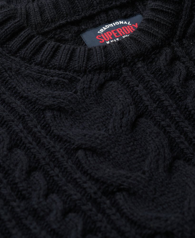 sweter jacob cable knit w kolorze eclipse navy