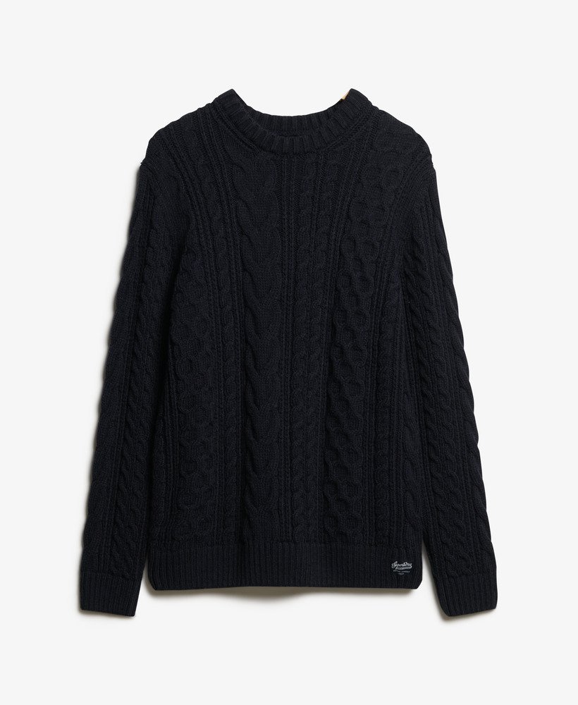 sweter jacob cable knit w kolorze eclipse navy