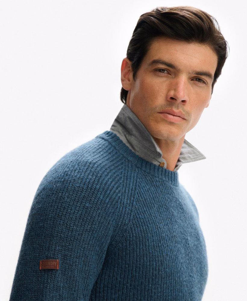 Gruby sweter typu raglan