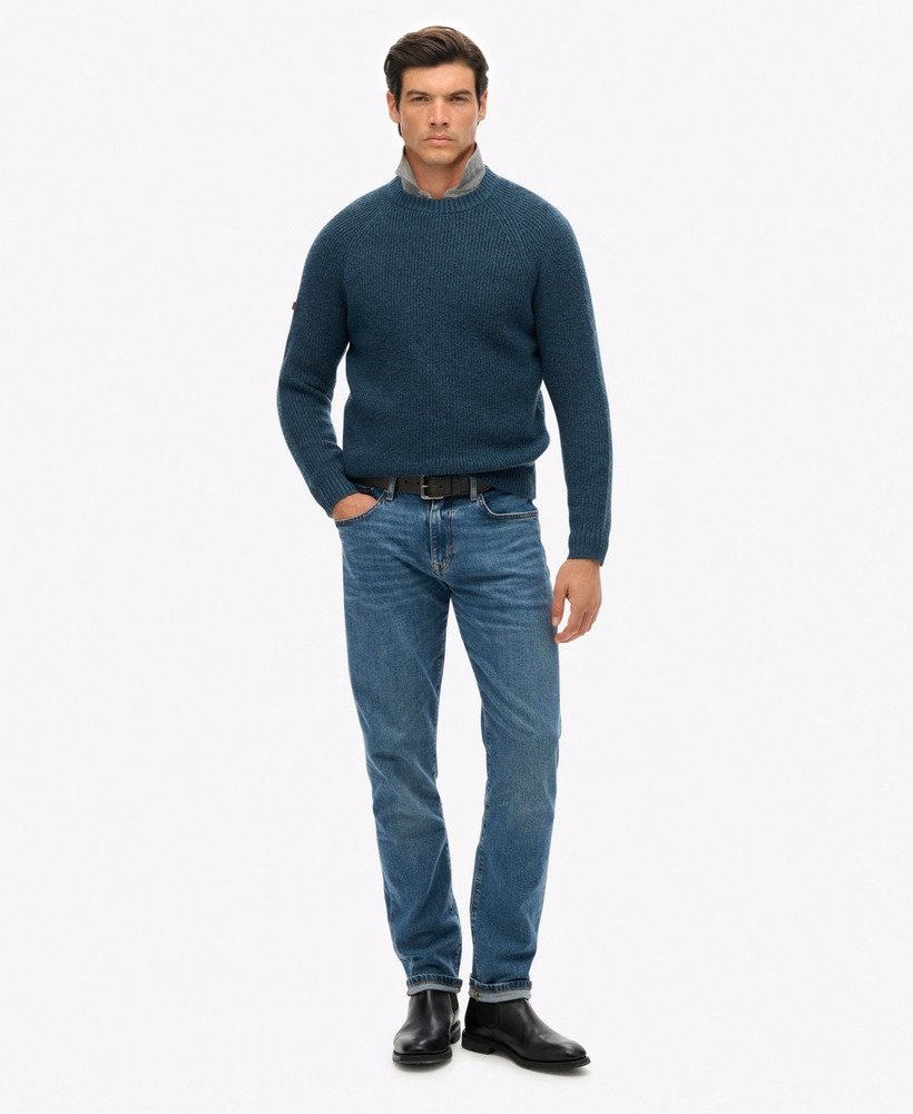 Gruby sweter typu raglan
