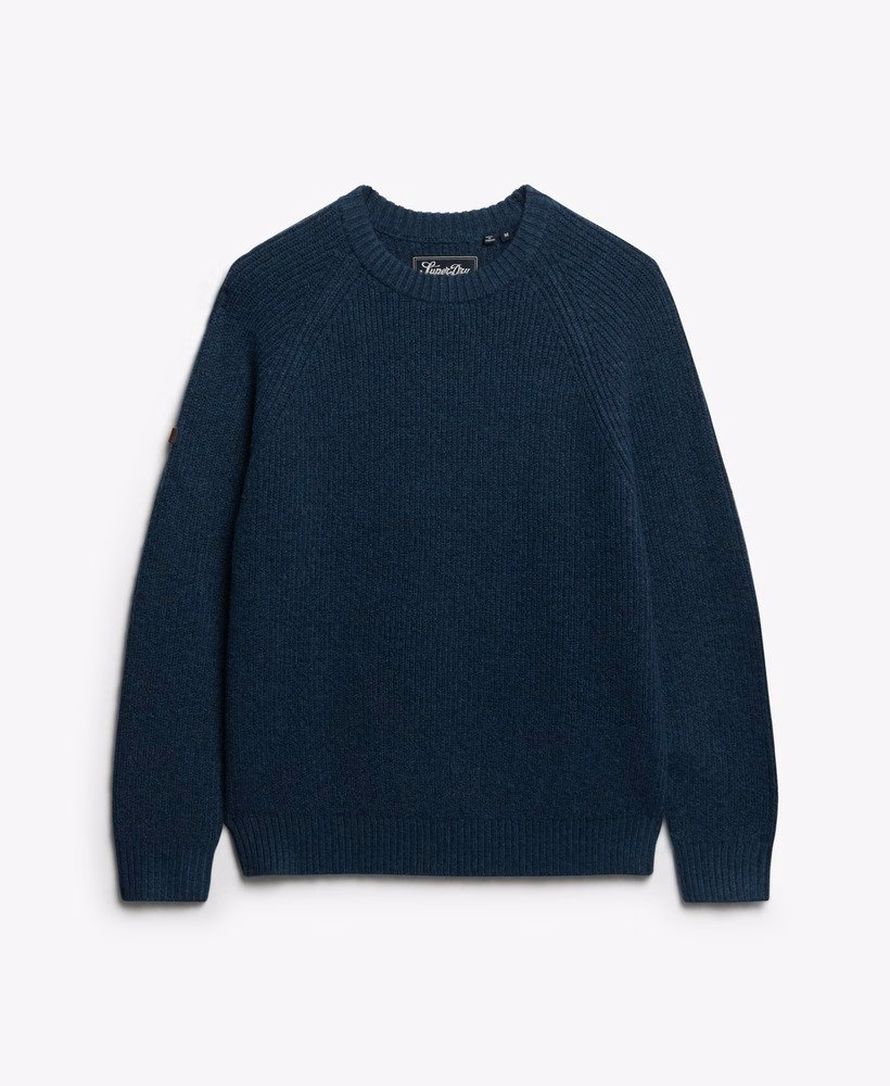 Gruby sweter typu raglan