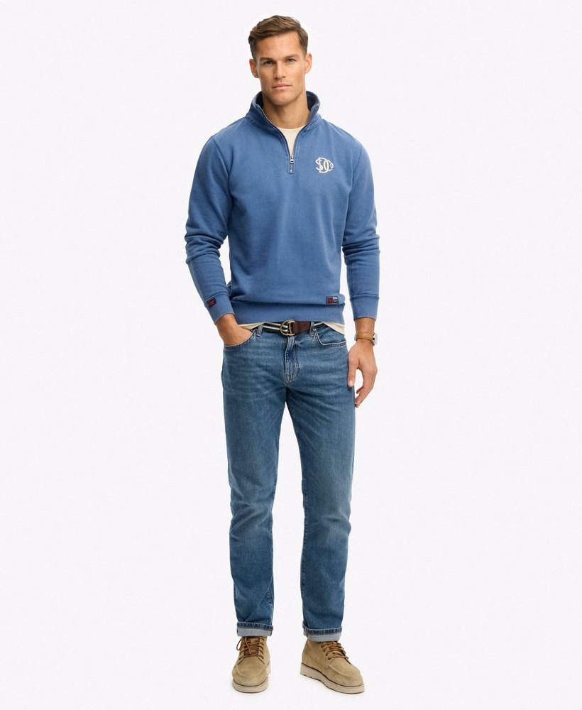 Bluza Athletic SD Co. z zamkiem błyskawicznym do połowy