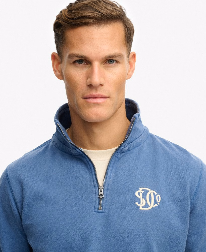 Bluza Athletic SD Co. z zamkiem błyskawicznym do połowy