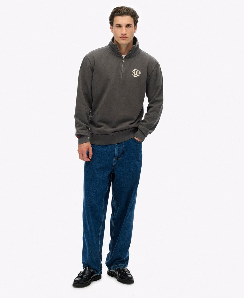 Bluza Athletic SD Co. z zamkiem błyskawicznym do połowy